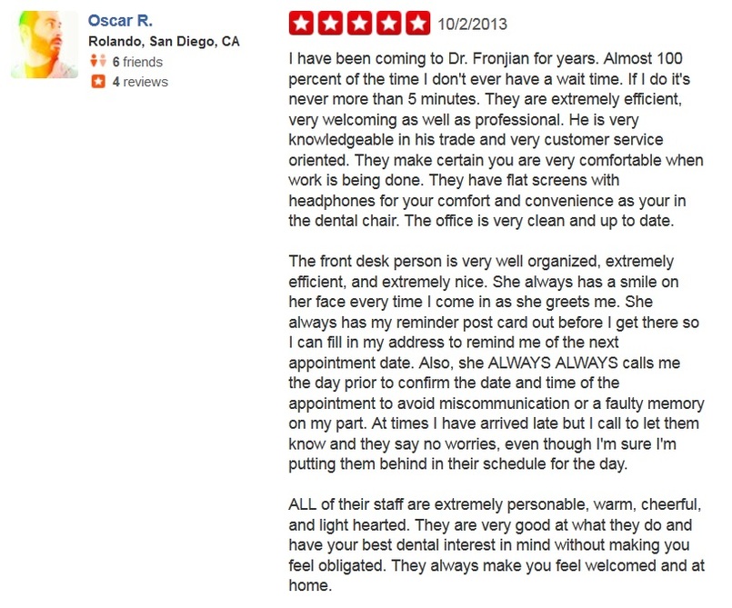 Avo Fronjian Yelp Review 14