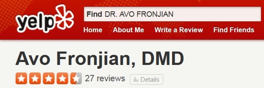 Avo Fronjian Yelp Review 1