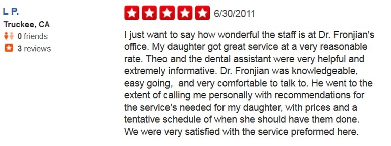 Avo Fronjian Yelp Review 24