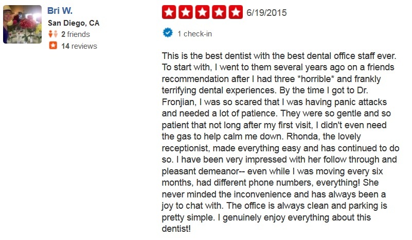 Avo Fronjian Yelp Review 5