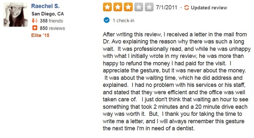 Avo Fronjian Yelp Review 19