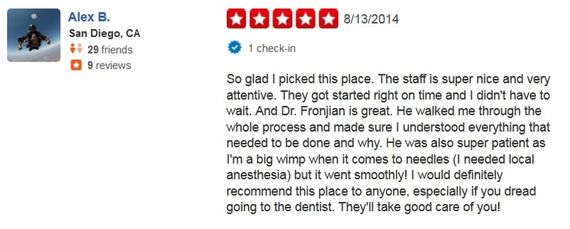 Avo Fronjian Yelp Review 6